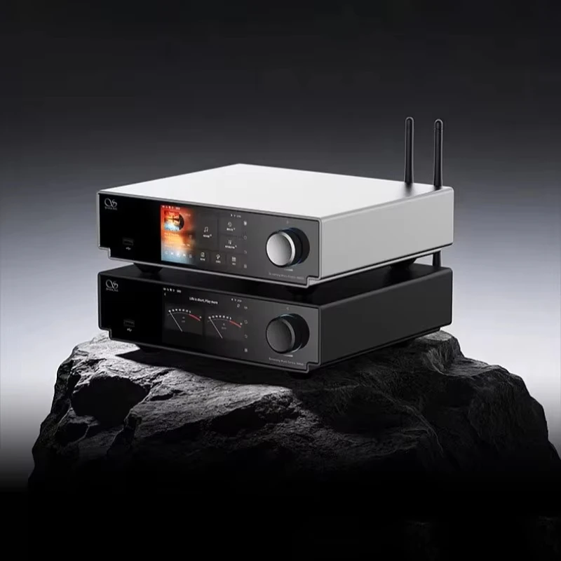 SM90(샨링) 고급 안드로이드 스트리밍 플랫폼, Wi-Fi 6 및 LAN 연결 설계, 4.96인치 터치스크린 디스플레이 스트리머 DAC