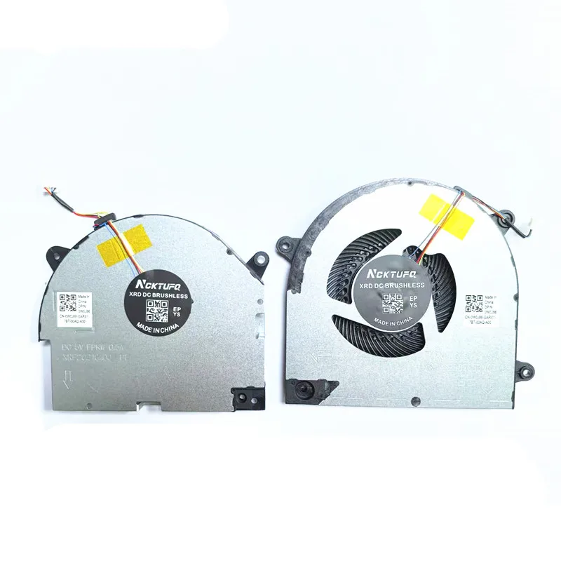 Laptop CPU GPU Cooling fans for Lenovo Legion Y540-17 Y540-17IRH GTX1660 TI 5F10S13888 EG75070S1-1C010 Radiator Cooler Fan New 1