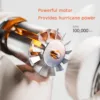 Wireless Handheld Power Fan Mini Hair Dryer USB Charging Portable Hair Dryer Household Appliance Dusting Outdoor Inflatable 5