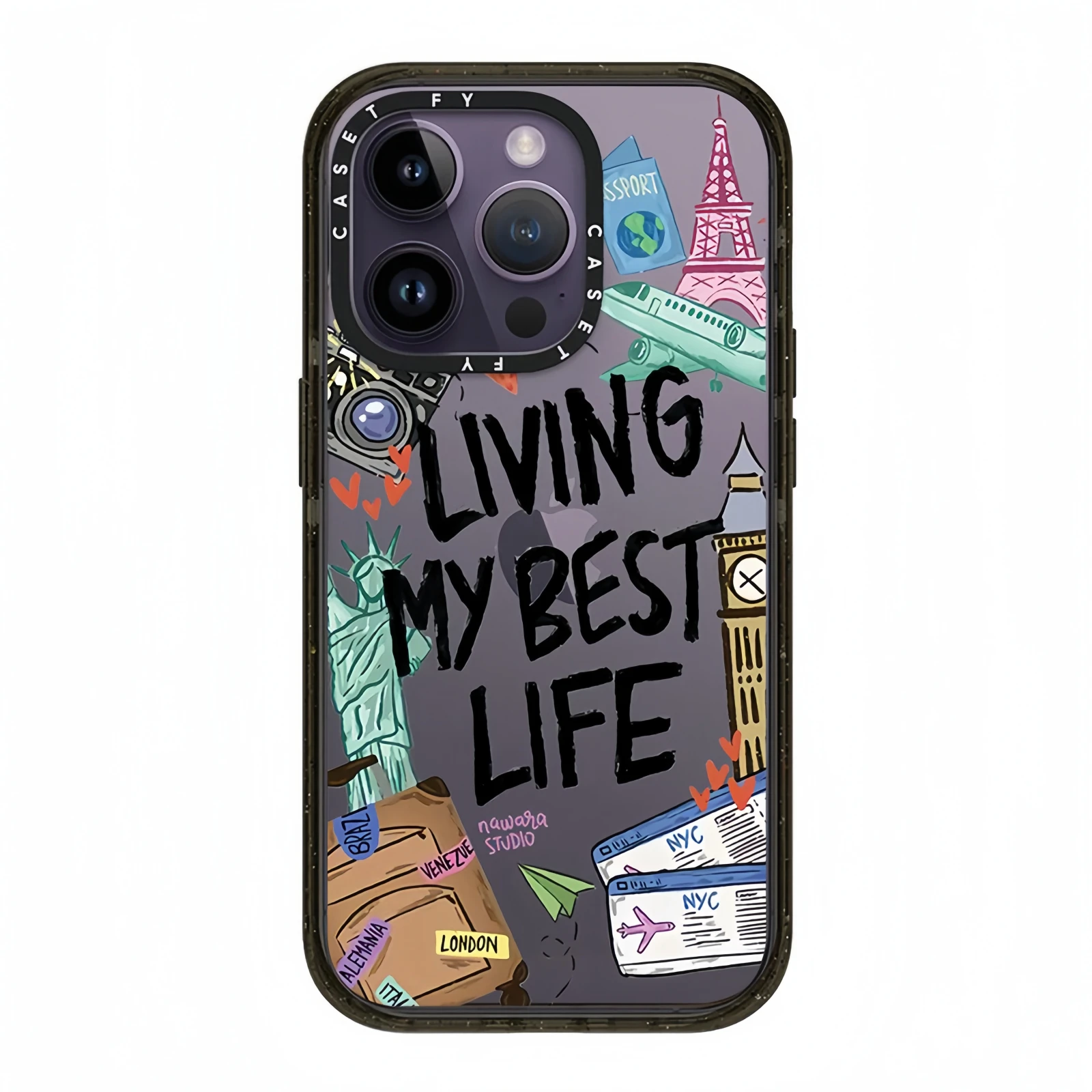 

Travel Life Phone Case, Suitable for iPhone 15, 14, 13, Plus, Pro, Max, Anti Drop