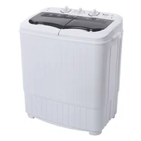 XPB35-ZK35 14.3(7.7 6.6)lbs Semi-automatic Gray Cover Washing Machine 2