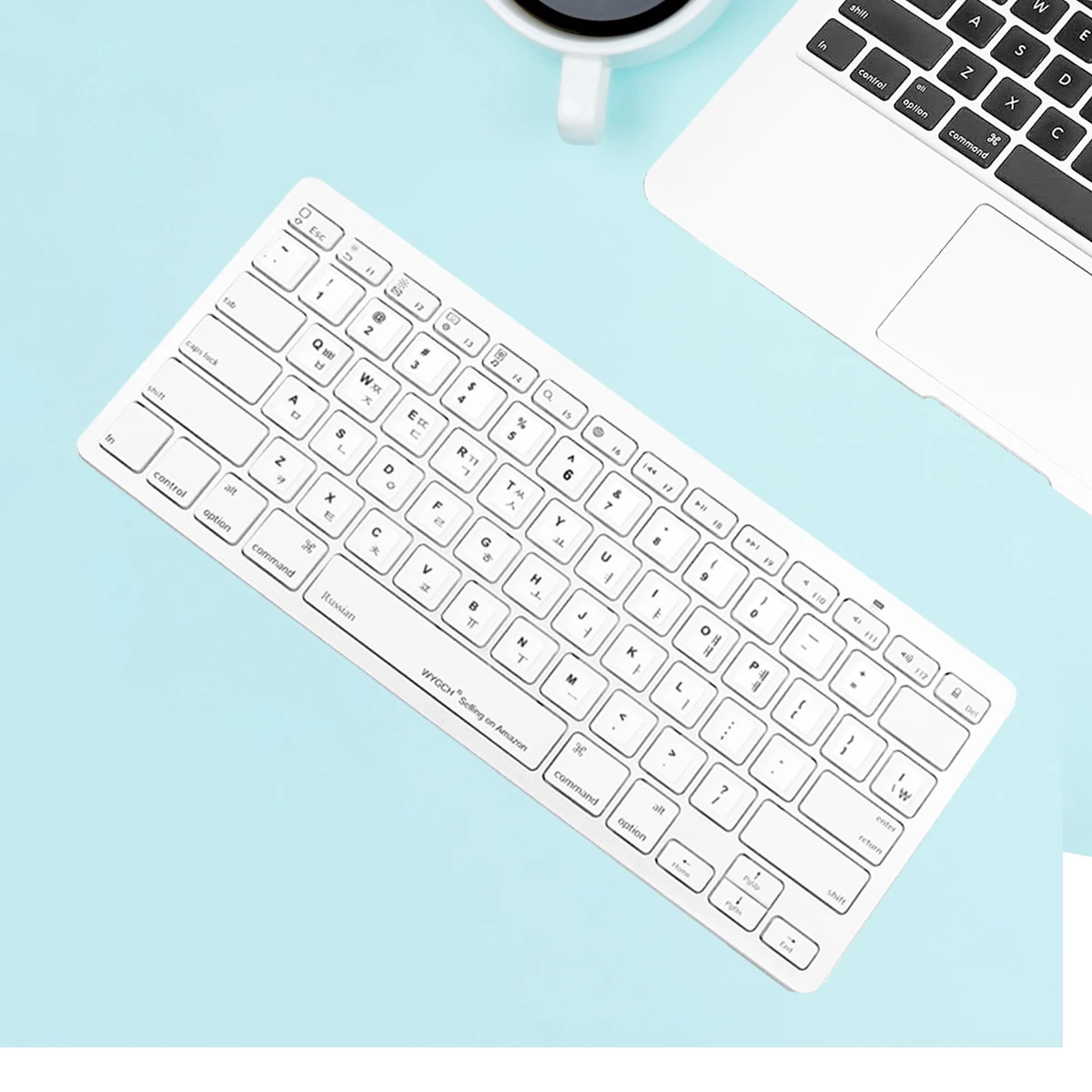 3pcs Keyboard Sticker for Russia Korean Arabic Spanish Keyboard Replacement Universal Stickers for Computer