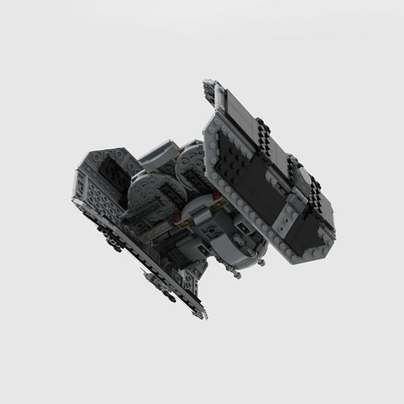 NEW 453Pcs MOC Spaceship TIE/ad Advanced x1 Vader's Fighters Building Blocks Modified from Tie Bomber Bricks Model DIY Toys Gift 5
