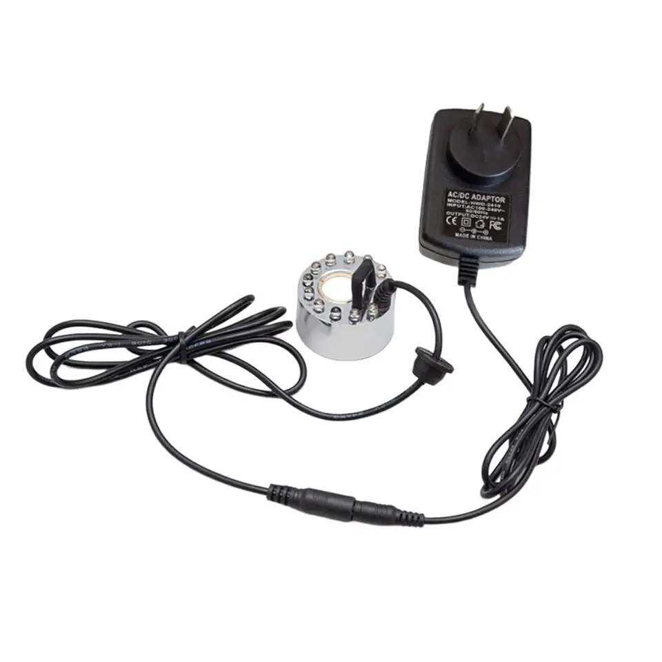 thumbnail image 2 of FoundGo Fog Maker Ultrasound Mist Humidifier Fog Maker Mist Maker 10 Heads With Buoy, 350 W Power Supply, 10 Discs For Water Fountain Pond Pot Rockery 2 of 13