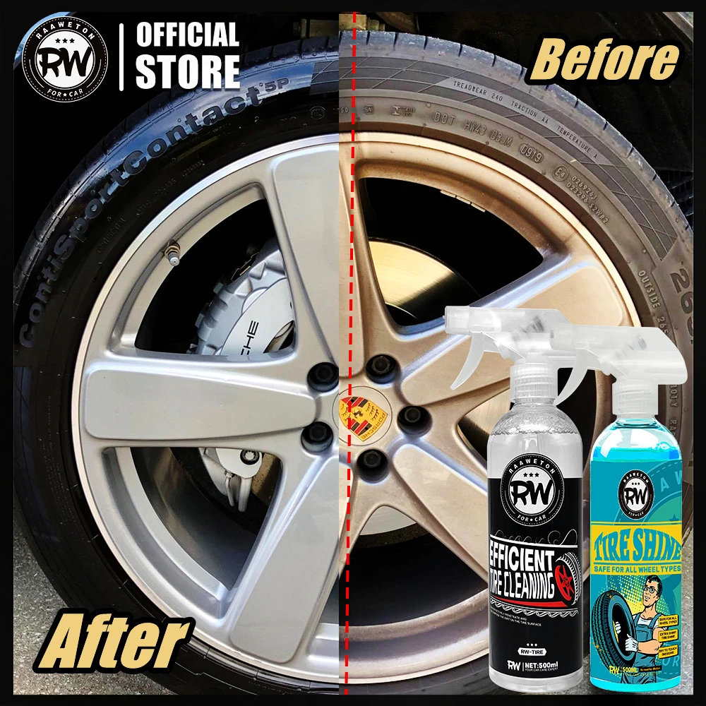 TireWheelCleanerDegreaserTireCareSolutionCleanerTirePolishCleanerAlloyTireRimBrake
