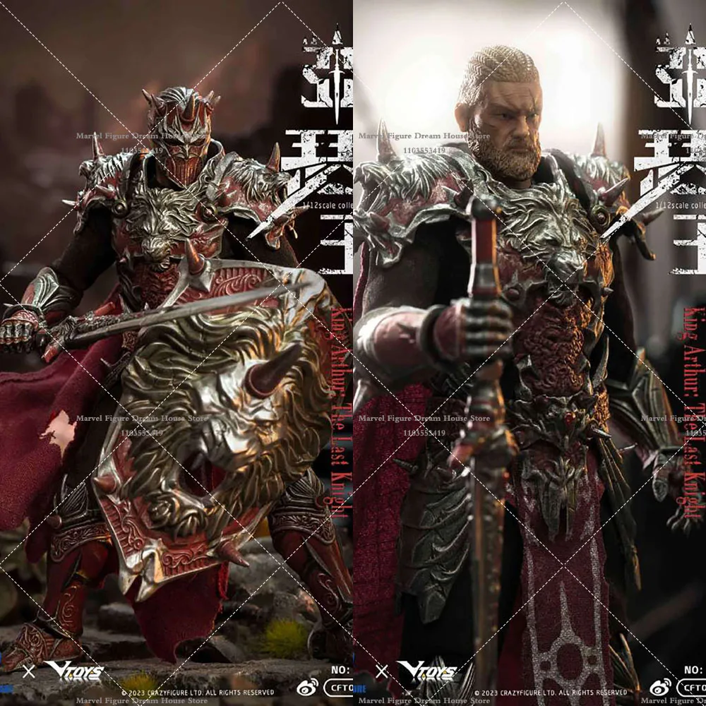 

Collectible CFtoys x Vtoys Lm001 1/12 Scale The Last Knight King Arthur Dolls Full Set 6" Male Solider Action Figure Doll Model