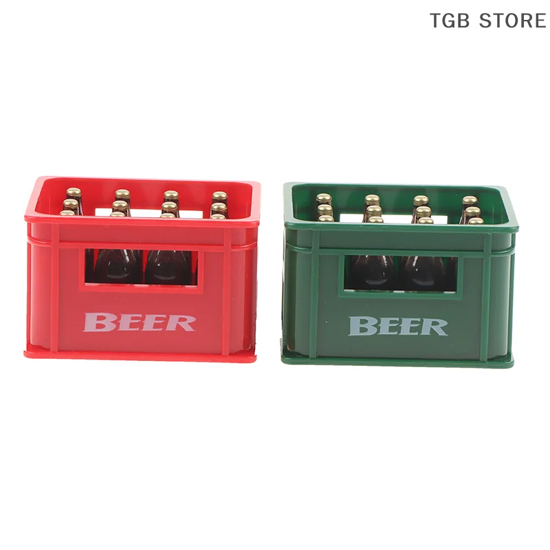 1:12 Puppenhaus Mini Bier Trinkflasche Bierbox Trinkbox Bar Küche Dekor Spielzeug – Detail 10