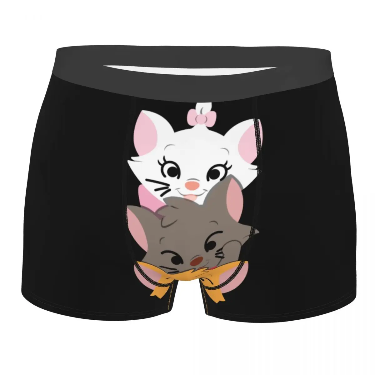 

Custom Funny Marie Cat Boxers Shorts Men's Cartoon Kitten Film Briefs Underwear Cool Underpants