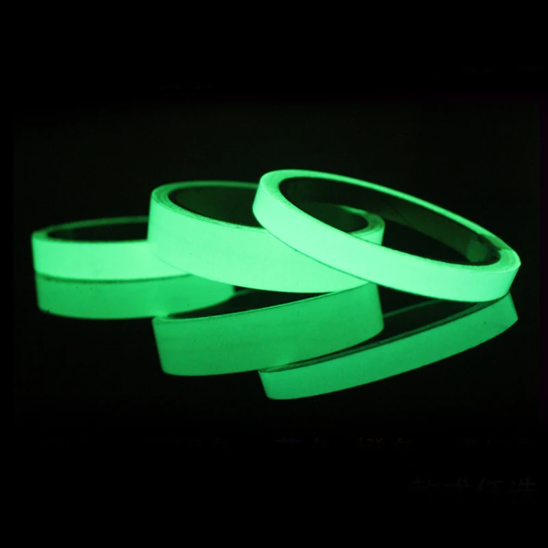 Luminous Tape Storage Stair Anti-Slip Sticker Reflective Fluorescent Tape Luminous Green Warning Ground Light