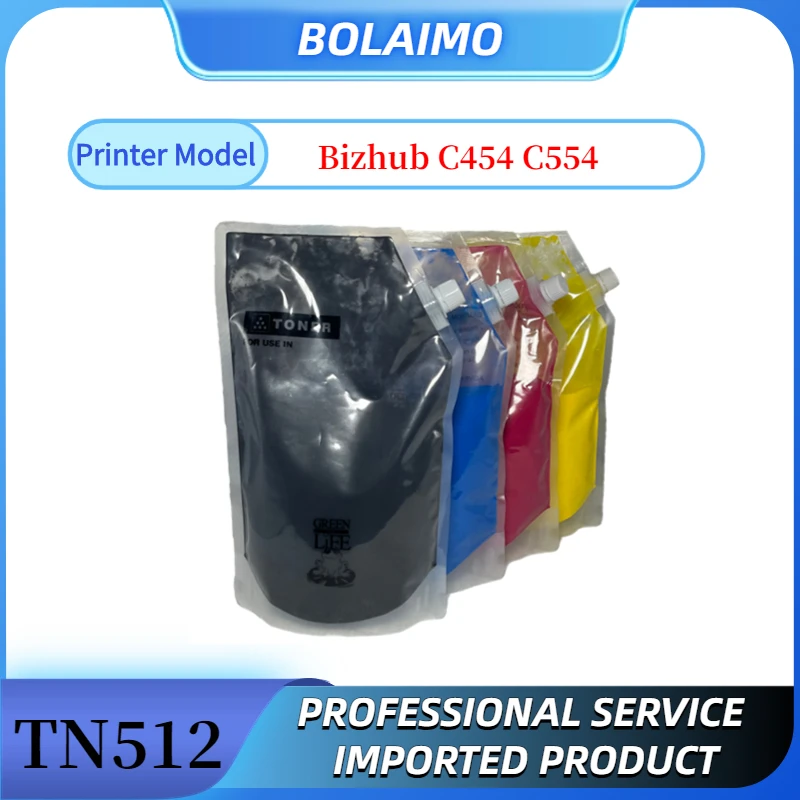 

500g Toner Powder TN512 for Konica Minolta Bizhub C454 C554 Toner Refill Japan Compatible Copier Toner