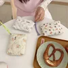 Fashion Small Fresh Cotton Coin Wallet Flower Pattern Zipper Coin Purses Lady Girls MakeUp Bag Key Money Storage Bag 2