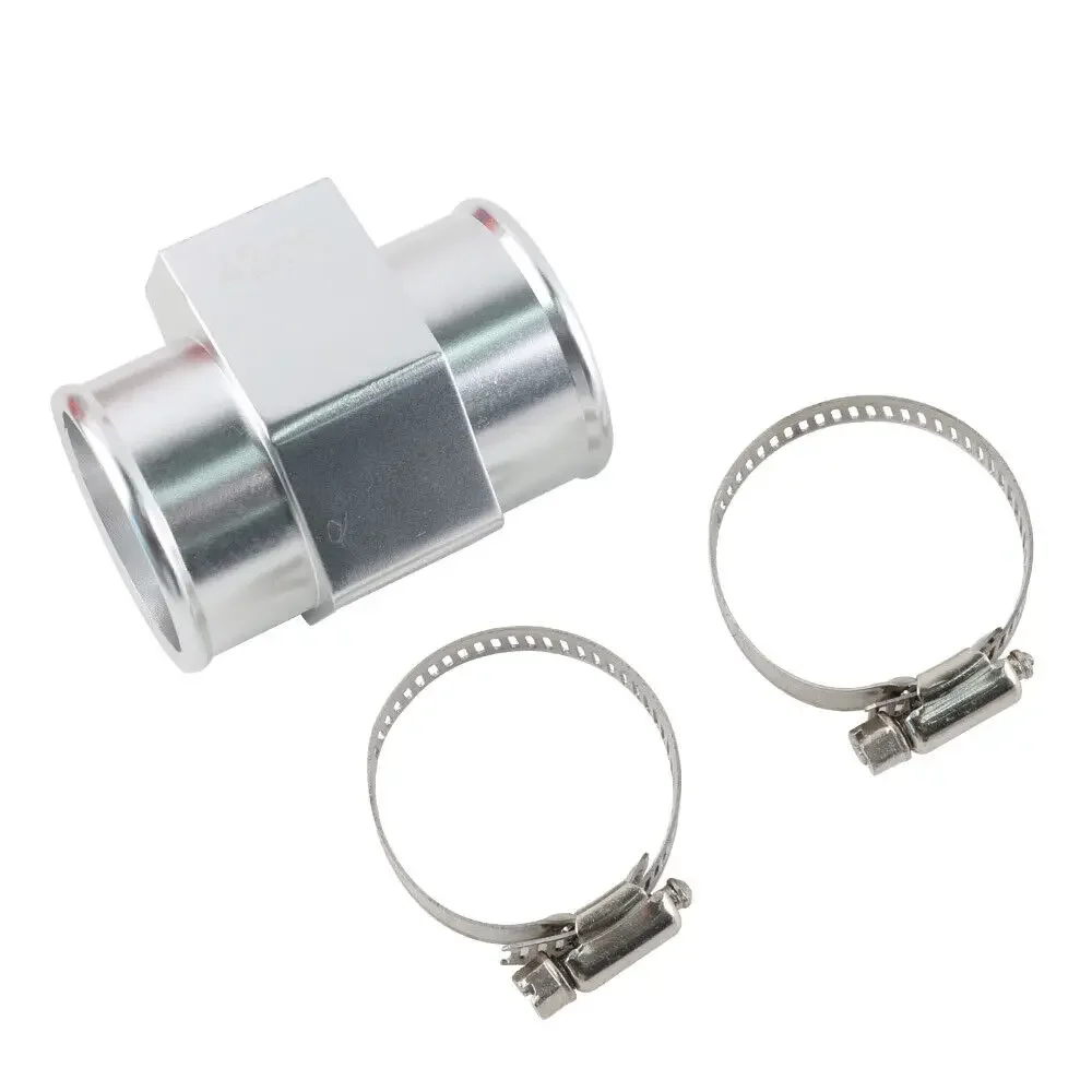 Racing Car 38mm 42mm Joint Pipe Radiator Hose Adapter for 1/2"-14NPT Water Temp Gauge Sensor Water Temp Gauge