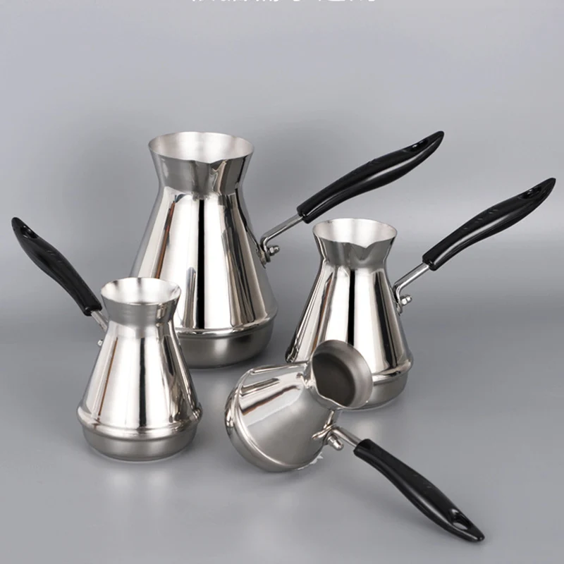 Stainless Steel Butter and Coffee Warmer,Turkish Coffee Pot,Mini Butter  Melting Pot and Milk Pot with Spout -(350ML) - AliExpress