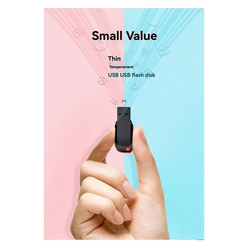 AY14 -미니 고용량 고속 USB 플래시 드라이브 2.0 블랙 키체인 펜 드라이브 저장 메모리 스틱