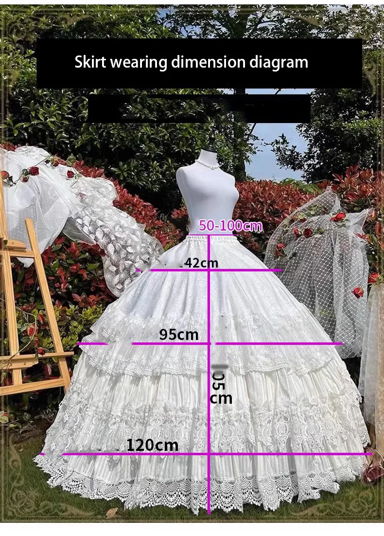 New 6 Hoops Big White Quinceanera Dress Petticoat Super Fluffy Crinoline Slip Underskirt For Wedding Ball Gown