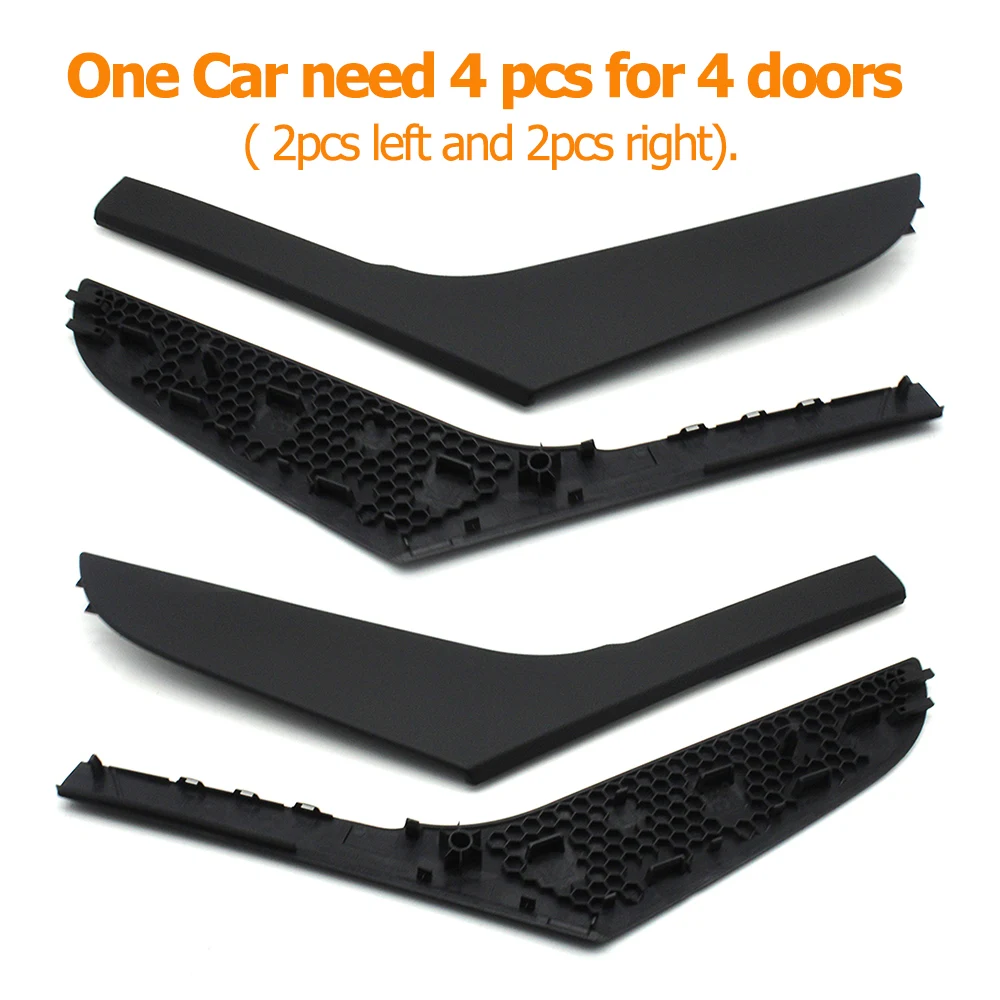 Car Interior Accessories Door Handle Cover Panel Trim Replacement For Volkswagen VW Golf 6 GTI MK6 2009 2010 2011 2012 2013 2014 5