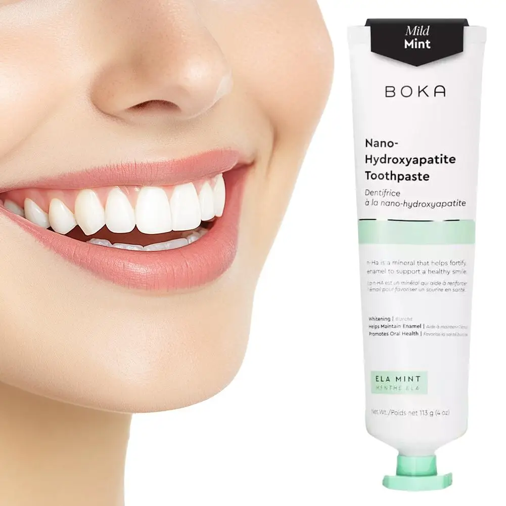 Fluoride Free Toothpaste For Sensitive Teeth Mint Flavor Recommended For Adult & Kids Oral Care