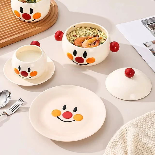 High quality home decoration cute colorful double ear ceramic soup pot with  lid - AliExpress