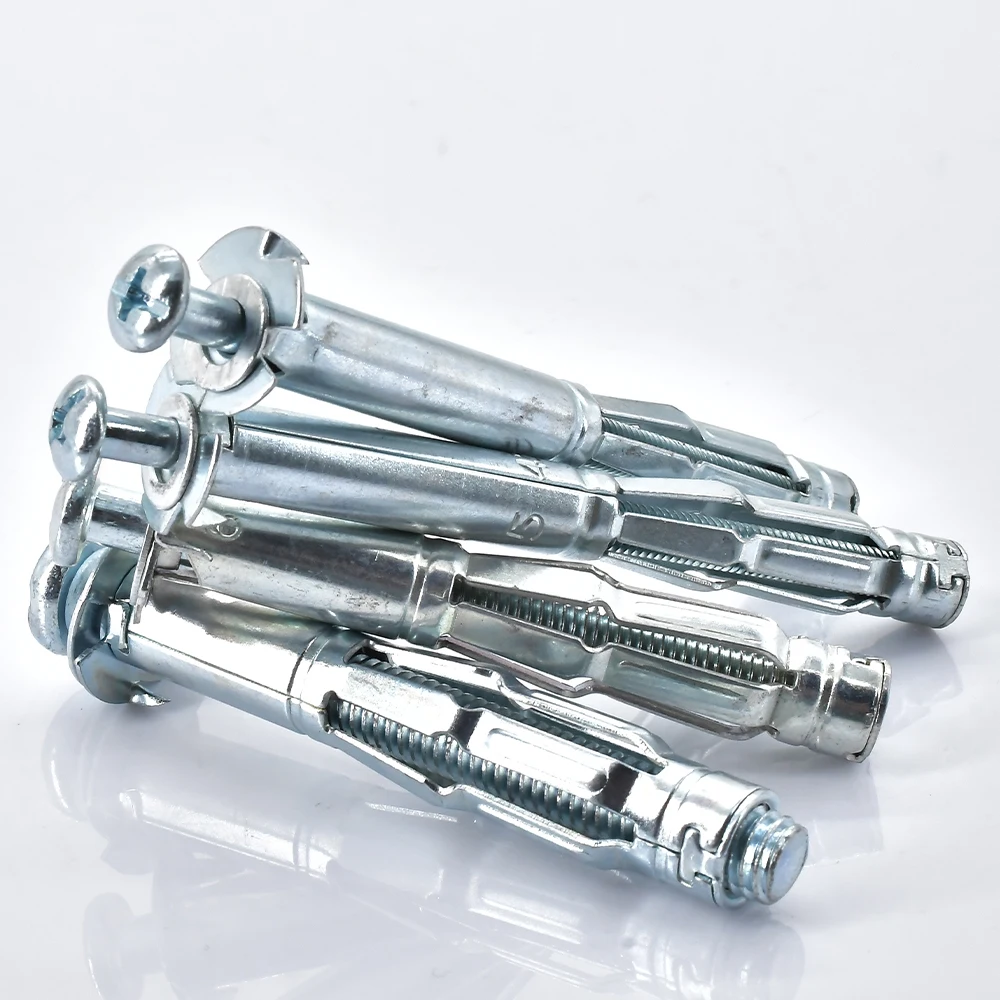M4 M5 M6 M8 Molly Bolt Nut Drywall Expansion Screw Bolt Pipe Wall Ceiling Aircraft Tube Pipe Fix Hollow Plug Metal ScrewBolt Set drywall anchor kit,drywall anchor,hollow wall anchor set