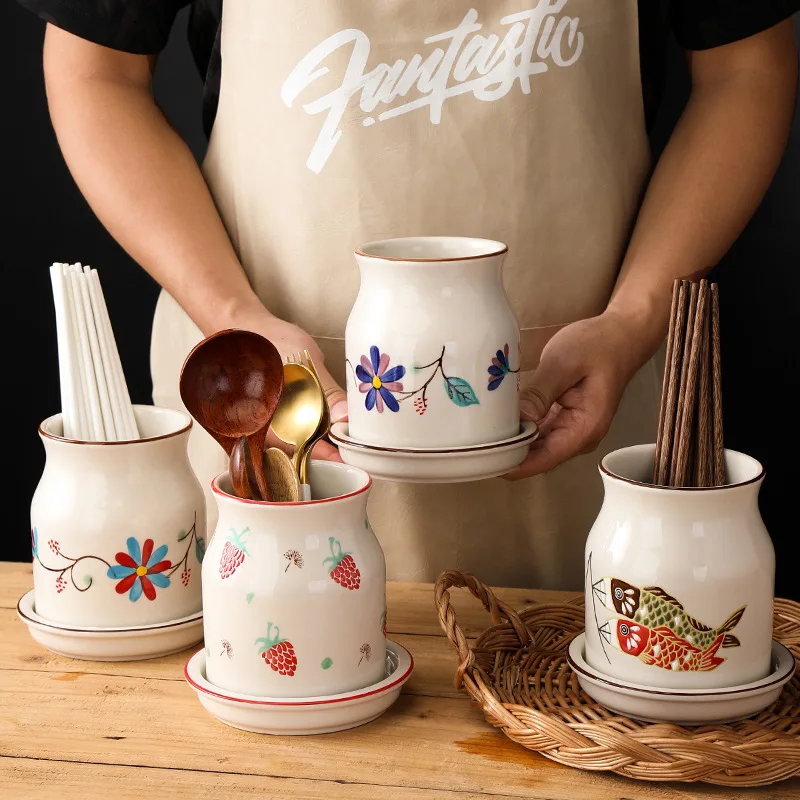 Cucina domestica Scatola per bacchette giapponese Scatola per bacchette in bambù Gabbia per bacchette Sicurezza Protezione ambientale Organizzatore