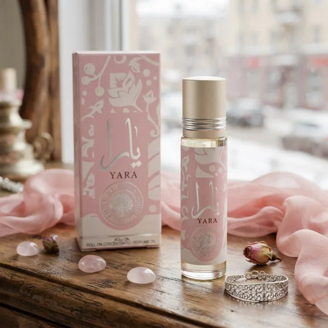 El perfume de bola árabe Yara de 10ML tiene una fragancia portátil de larga duración para mujer, aroma aromático informal único y ligero fresco para hombres y mujeres 5