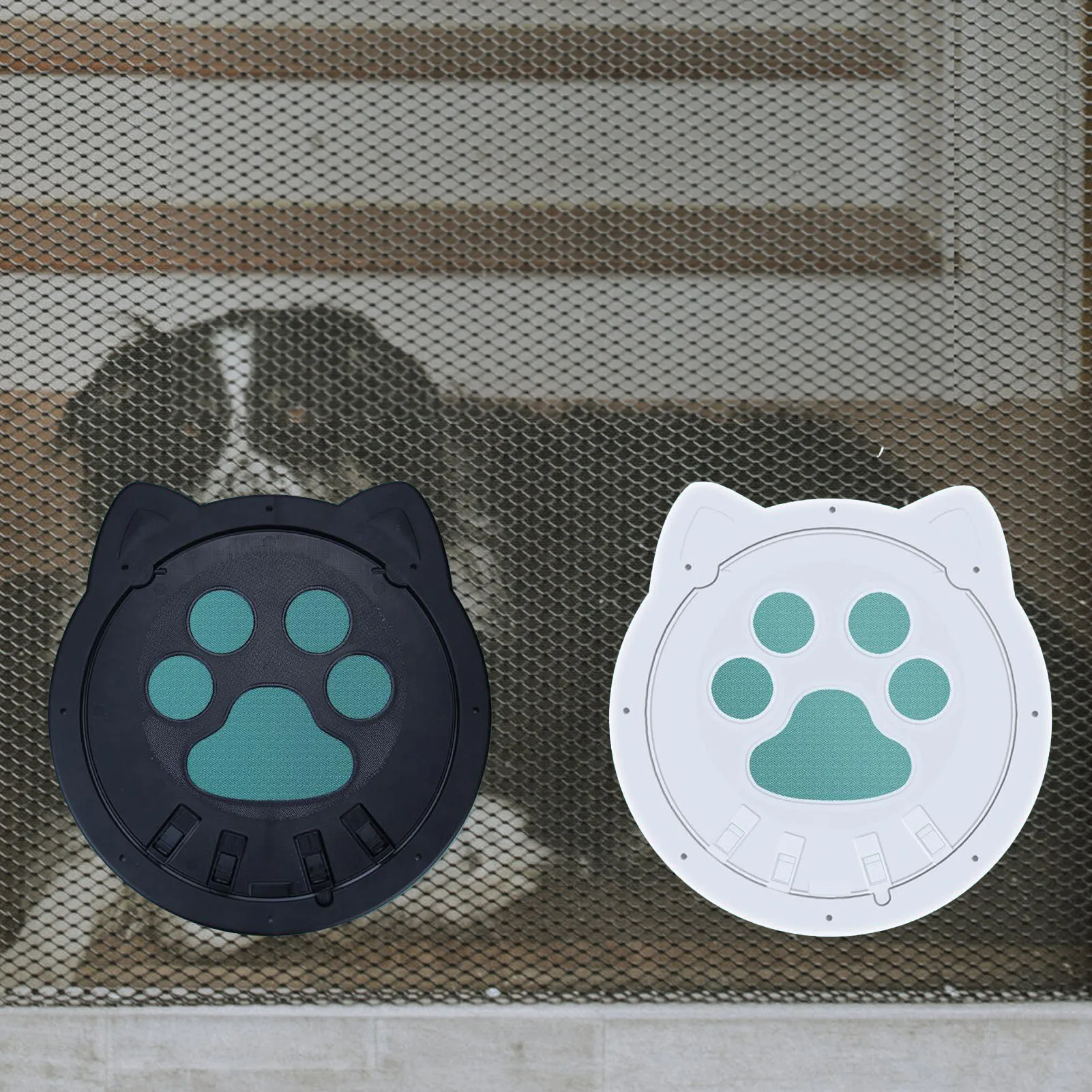 Pet Cat Window Door Safe Interior No Noise Screen Door For Puppy Kitten Interior Exterior Training Pet Supplies