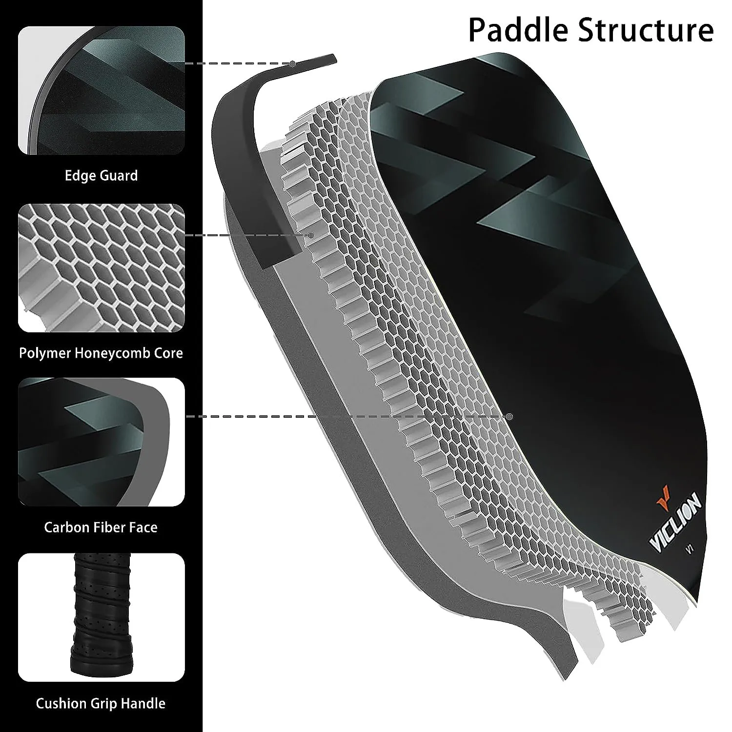 Pickleball Paddle Set USAPA Approved Graphite Pickleball Set of 2 Tennis Rackets 4 Balls Sports Beach Tennis Racquet