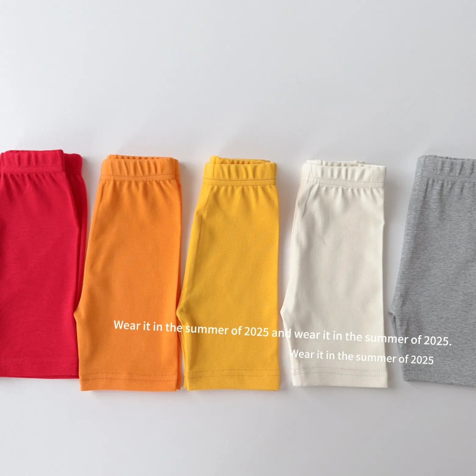 2025 Summer New Girls Shorts Yoga Pants Solid Casual Children Leggings Baby Girls Colorful Safety Pants Kids Anti Slip Shorts 5 2025 Summer New Girls Shorts Yoga Pants Solid Casual Children Leggings Baby Girls Colorful Safety Pants Kids Anti Slip Shorts - Image 5