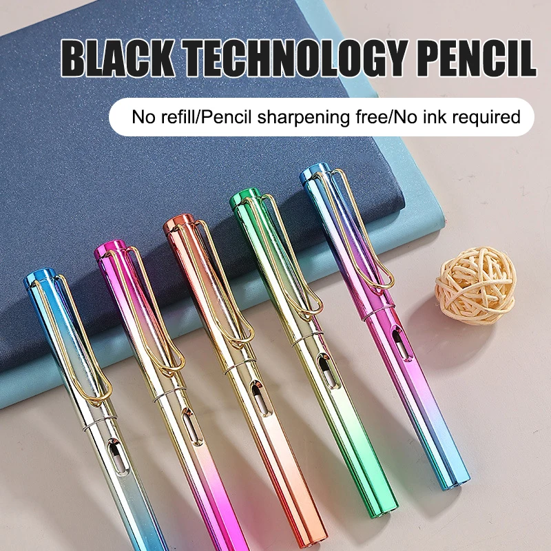 

Novelty Sketch Painting Tool Colorful Pencil Technology Unlimited Writing Pencils Eraser For Kids Gifts School Supplies