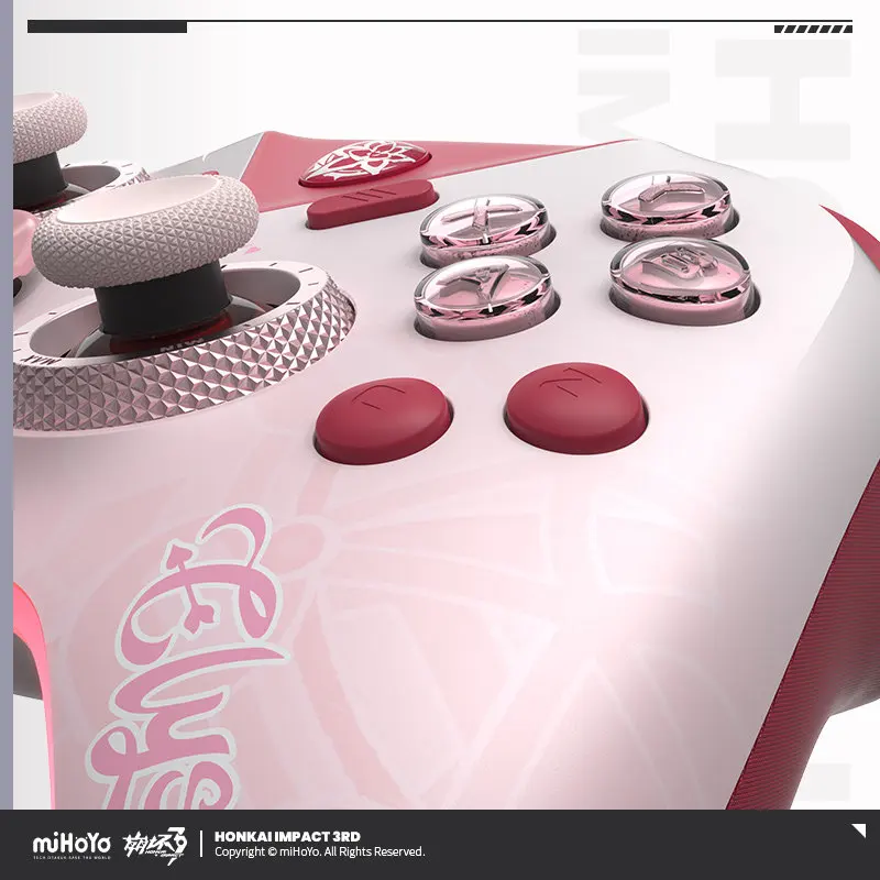 새로운 MiHoYo 무선 블루투스 컨트롤러 스위치 PC 폰 프로 게임패드 호낙이 임팩트 3 테마 휴대용 케이스 게이머를 위한 최고의 선물