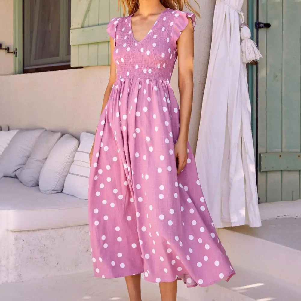 Hartley - Comfortable Casual Dress with Dot Print main image 1
