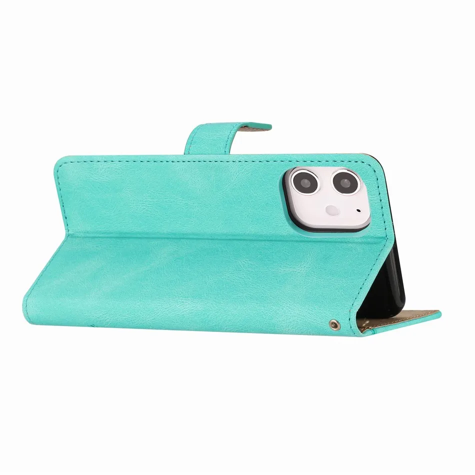 Versatile Card Slot Flip Protective Case - Simple and Stylish Design