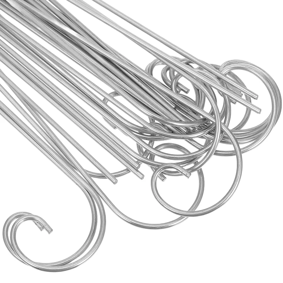 20 Ganci Per Etichette Piante Da Giardino 20 Cm – Antiruggine, Segnaposto Per Piante E Fiori, Pali Di Supporto