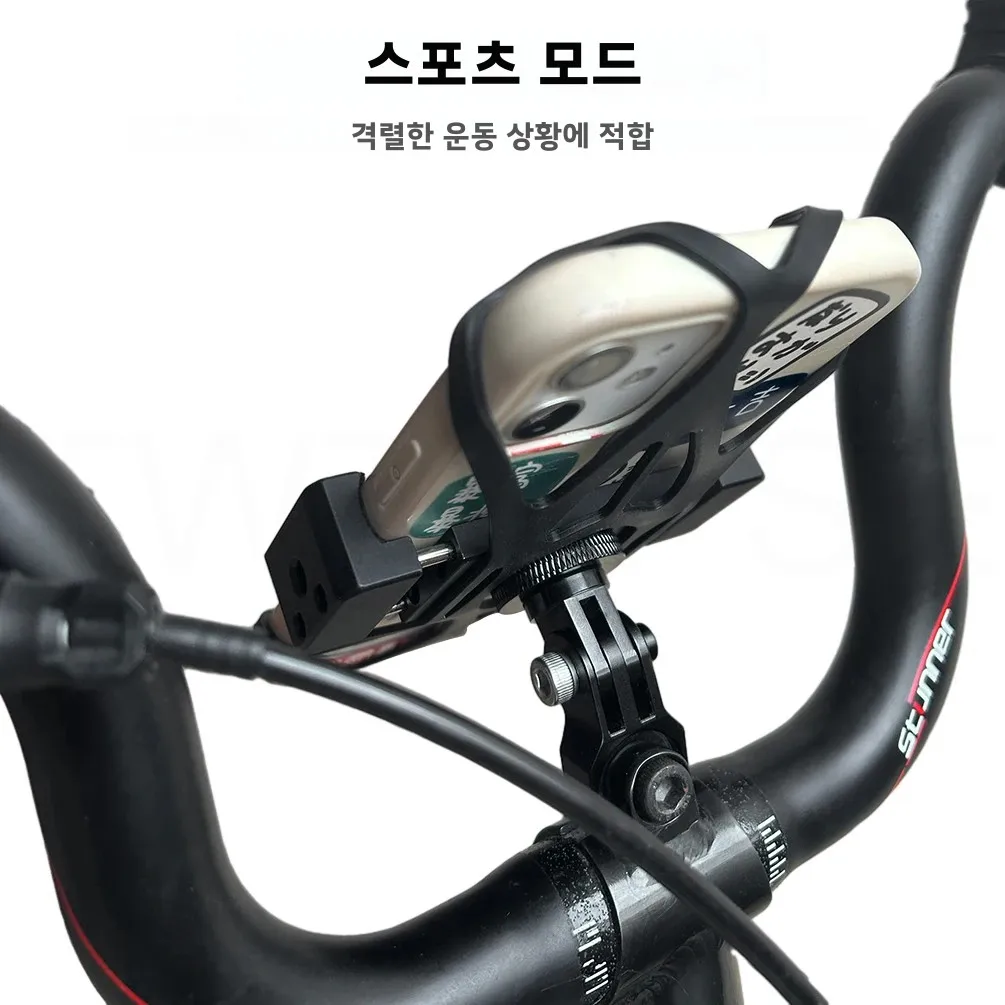 TWTOPSE 자전거 자전거 전화 마운트 홀더 Brompton 접이식 자전거 A C P 라인 3SIXTY PIKES 핸들 바 합금 브래킷 스탠드 지원