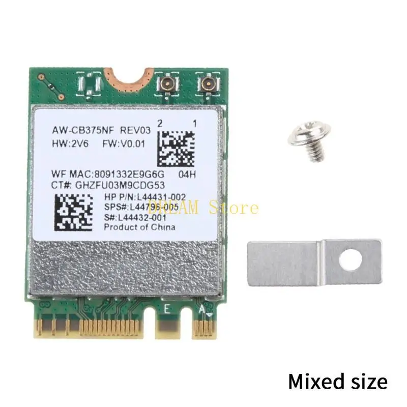 듀얼 밴드 미니 PCIE 네트워크 카드 RTL8822CE BT5.1 2.4/5GHz 1200M WLAN WIFI 카드 무선 네트워크 어댑터 WiFi 어댑터 최고의 판매