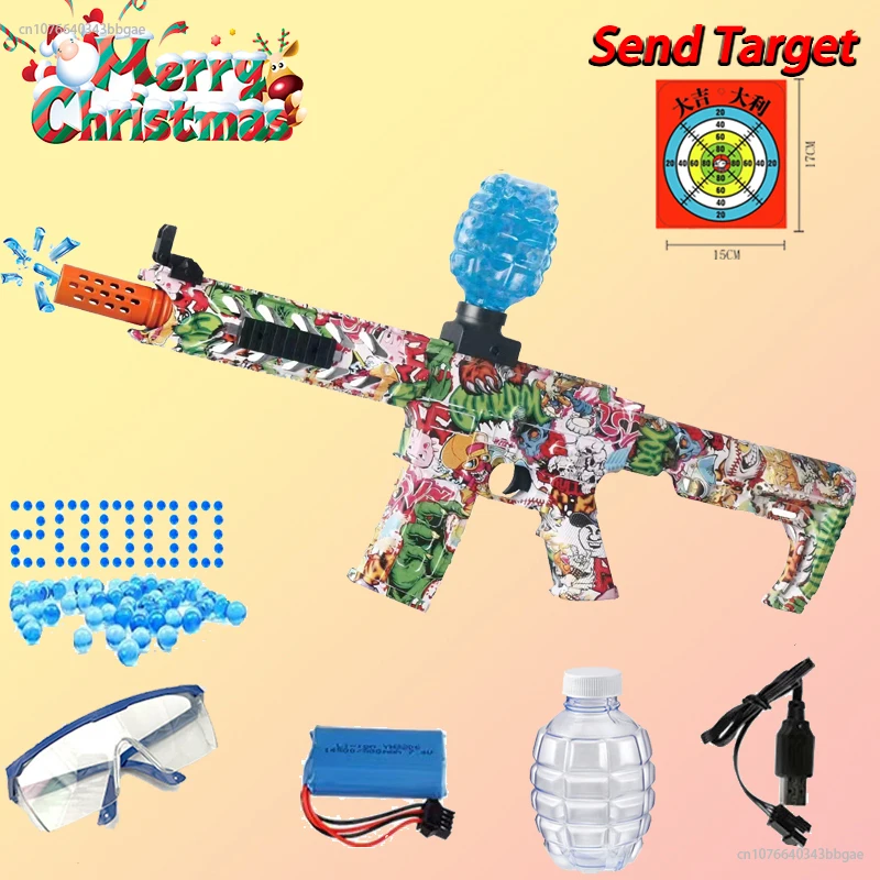 

2024 New Electric Gel Blaster Toy Hydrogel Gun Outdoor Shooting Game Gun Children's Festival Children's Gift Toy Gun