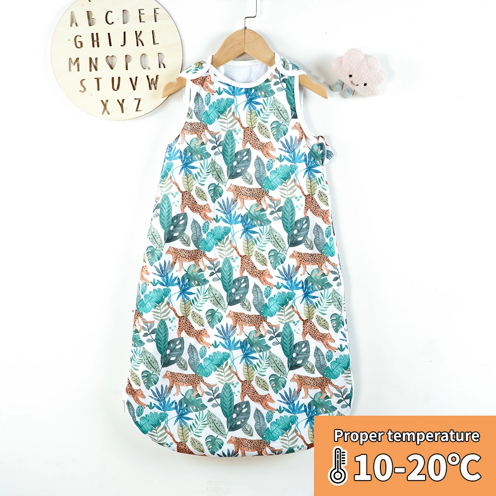CozyFlute Baby Bamboo Cotton Wearable Sleep Sack Blanket - Winter Print
