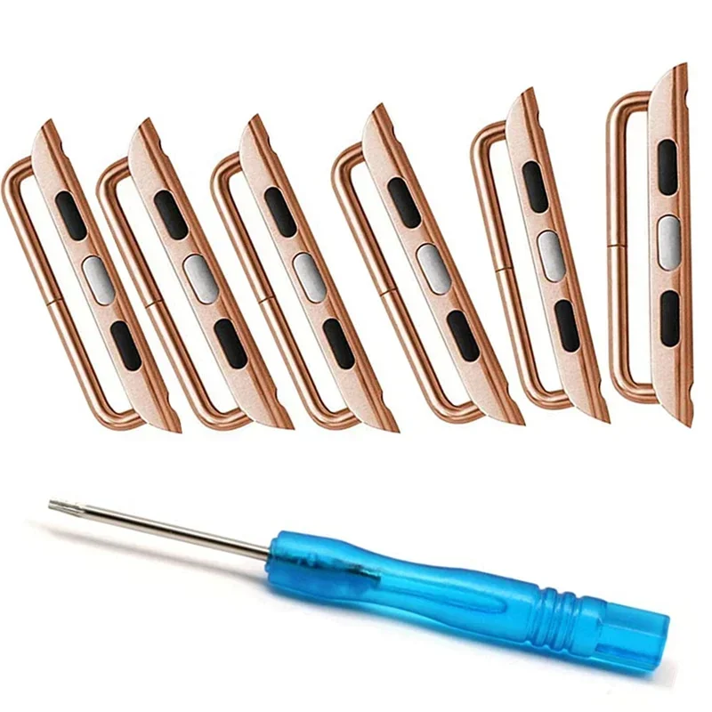 Dual Connector Adapter Set for Smartwatch Bands with Metal Clasp