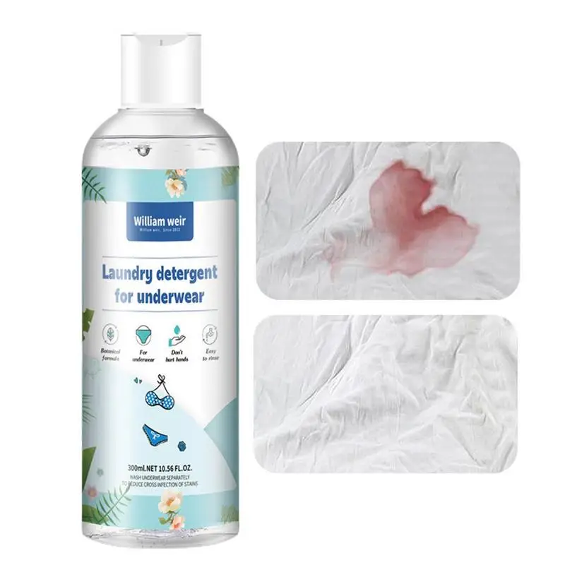 

Underwear Cleaner High Efficiency Lingerie Wash Detergent For Delicates Scented Panty Wash Detergent Gentle Detergent 300ml