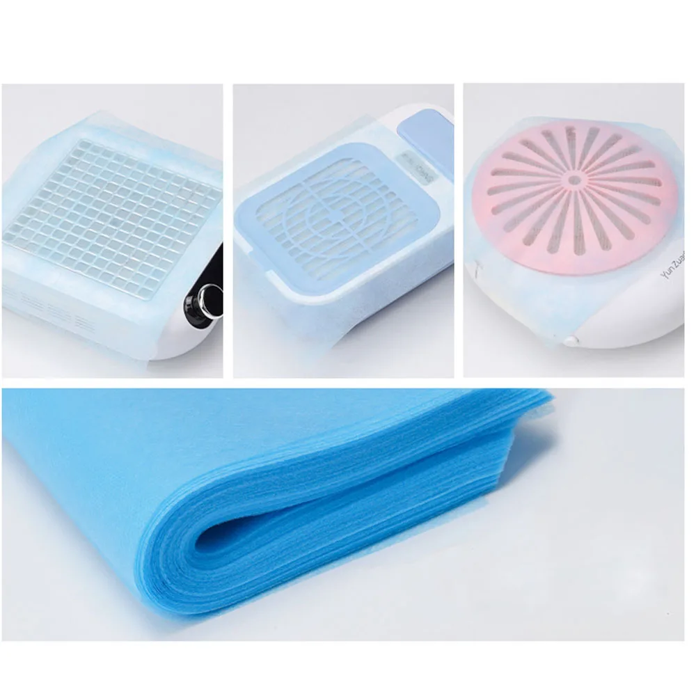Description Picture 5 of item100pcs Disposable Nail Art Vacuum Dust Collector Ultra-thin Non-Woven Filter Paper Manicure Machine Replace Dust Filter Paper