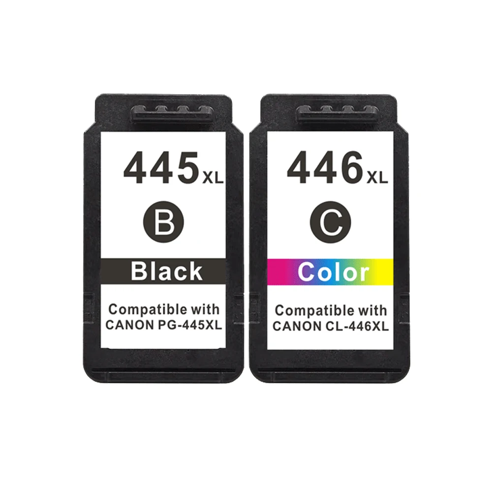 2SET PG445 XL CL446 XL PG-445 CL-446 Compatible Ink Cartridges For Canon ip2840 2840 MG2440 2440 MG2540 2940 mx494 printer