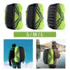 Backpack Rain Cover Waterproof High Visibility with Reflective Strip Rucksack Covers for Camping Traveling Outdoor Activities 5