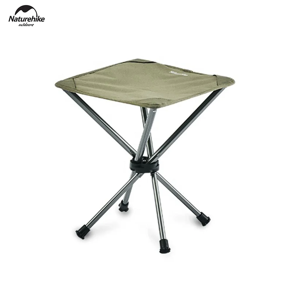 

Naturehike outdoor portable lightweight Telescopic stool 4 leg Oxford cloth Fishing Seat camp stool