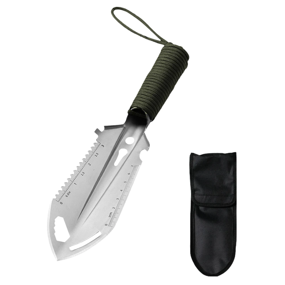 Mini Camping Shovel Stainless Steel Small Backpacking Shovel Multipurpose Lightweight Metal Shovel for Outdoor Survival 5