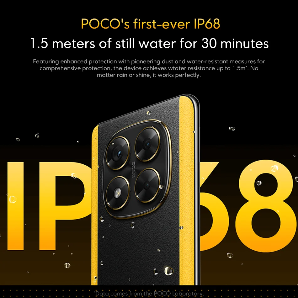 Global Version POCO X7 5G Smartphone 256GB 512GB ROM MTK Dimensity 7300-Ultra 1.5K 120Hz AMOLED Display 5110mAh 45W Charging