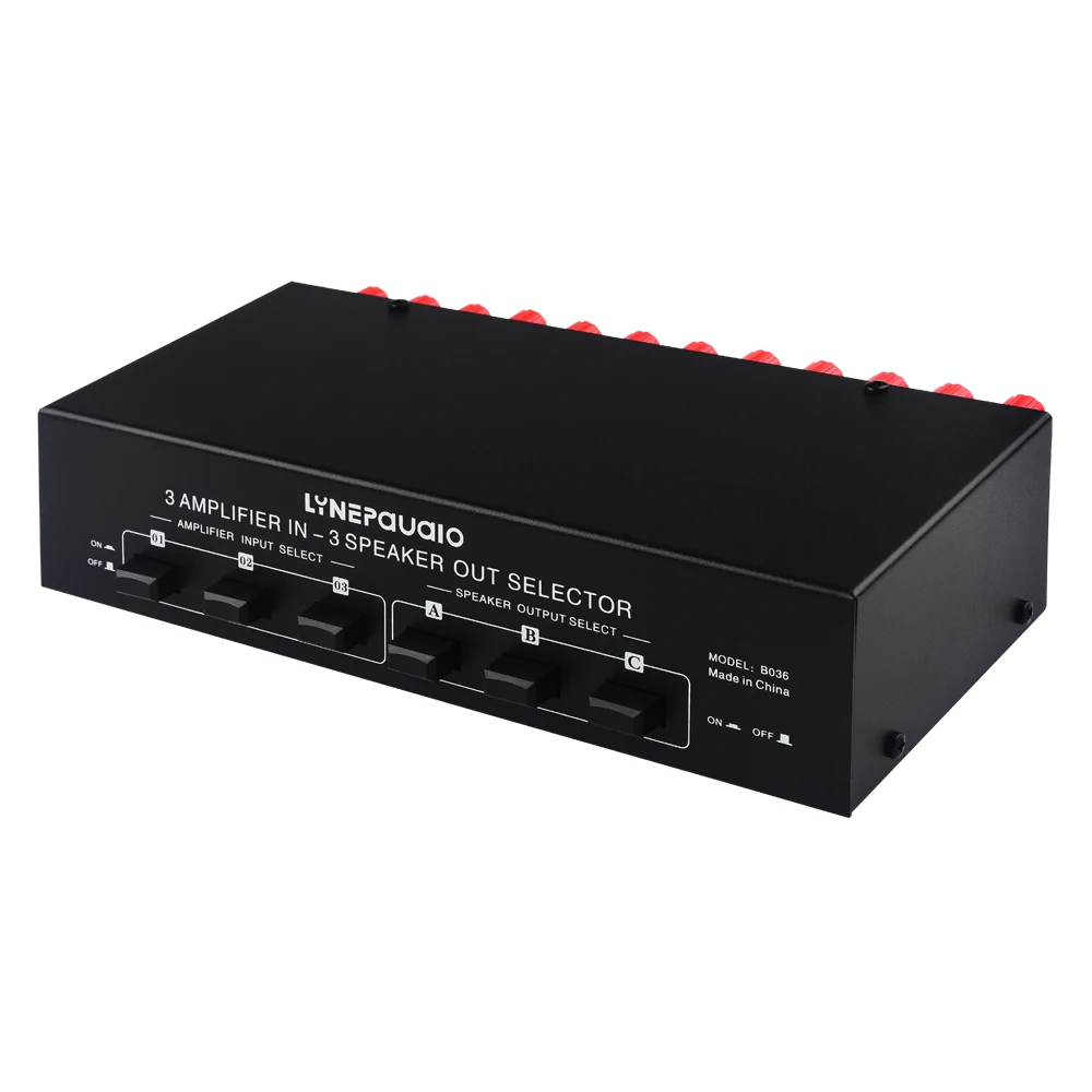 Saída Potência Passiva Amplificador Alto-falante Seleção Switcher Áudio Comutação Distribuidor Comparador sem Perda em - Image 4