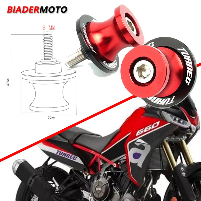 

New Motorcycle Accessories CNC Aluminum Swingarm Spool Slider Stand Screws Bobbins For Aprilia Tuareg 660 Tuareg660 2022 2023