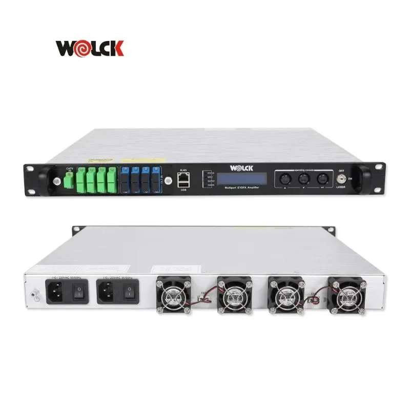 

1550nm Optical Amplifier 1U Con De 8 Puertos 8 Port 16dB 8*23 WDM EDFA