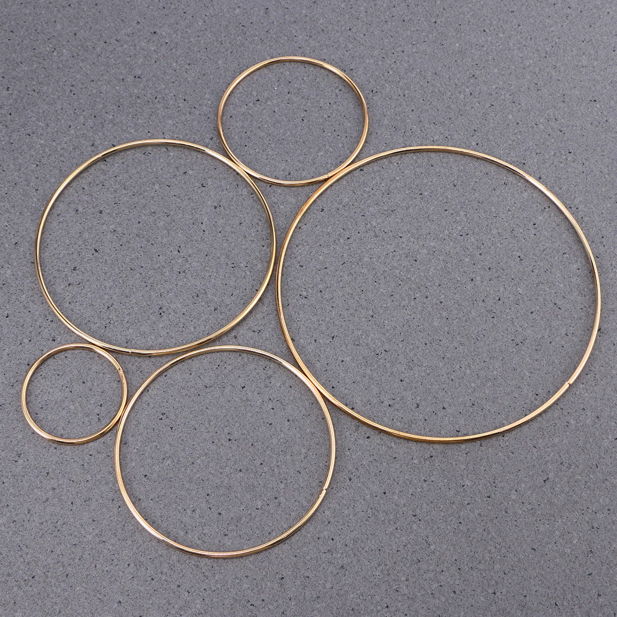 5pcs Metal Iron Ring Hoops Dream Catcher Materials Iron Ring Wind Chimes Hanging Decorations Craft Supplies Home Decor 3