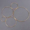 5pcs Metal Iron Ring Hoops Dream Catcher Materials Iron Ring Wind Chimes Hanging Decorations Craft Supplies Home Decor 3